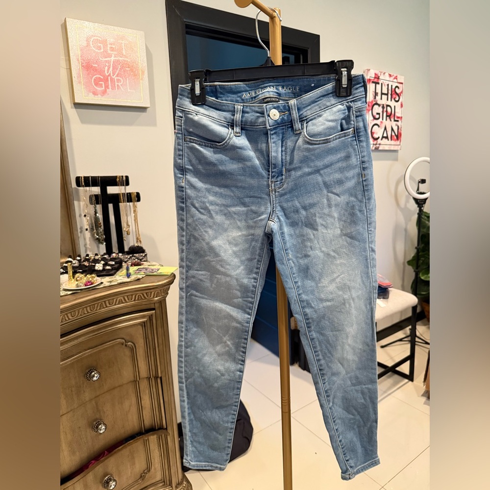 American Eagle Outfitters Blue Skinny Jeans